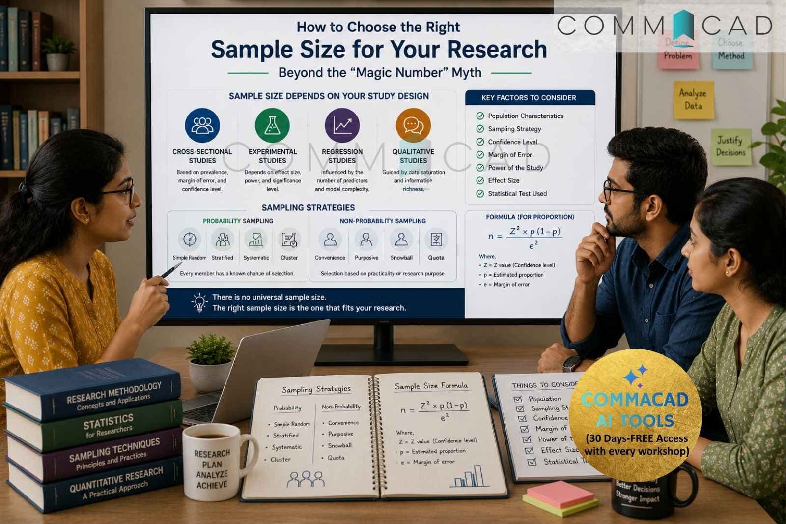 How to Choose the Right Sample Size for Your Research: Beyond the "Magic Number" Myth